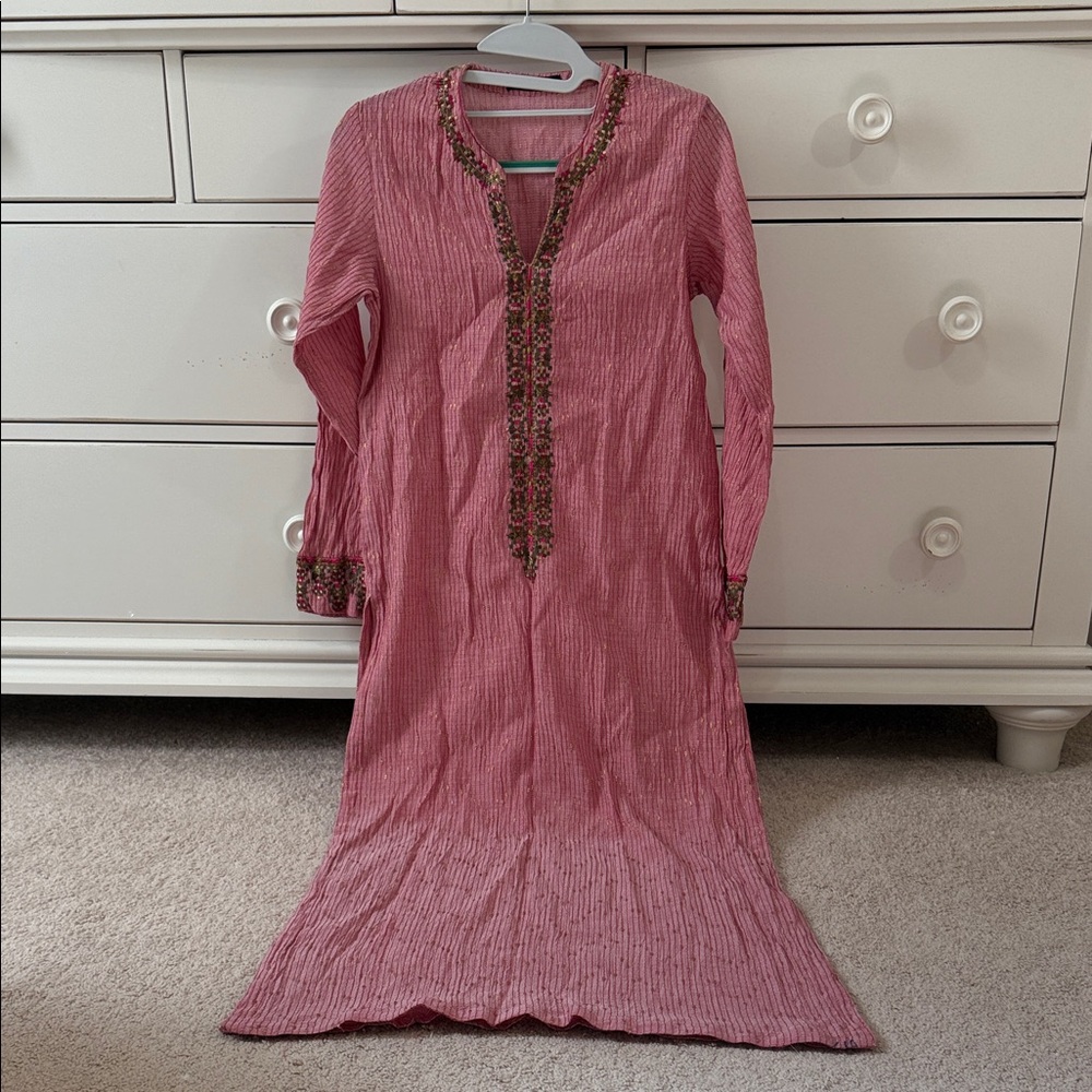 ✅Pakistani limelight embroidered shirt